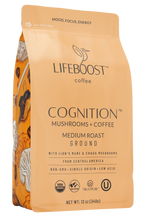 Load image into Gallery viewer, Cognition Mushroom Ground coffee - Lifeboost Coffee
